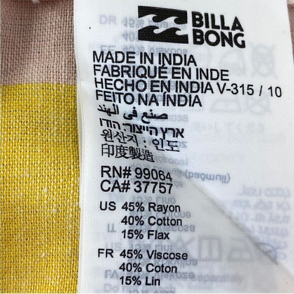 Billabong Lucky Us Striped Sleeveless Midi Dress Pastel Multi Large - Picture 15 of 16